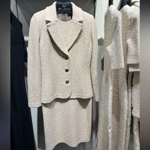 Tan St. John Suit